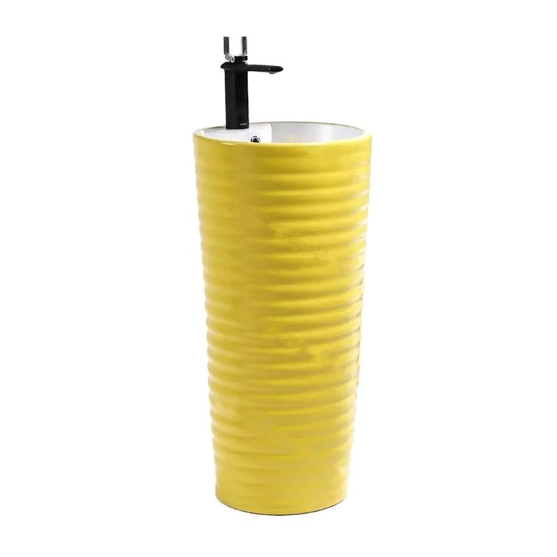 LT-367-CG-UYNW gold pedestal-basins