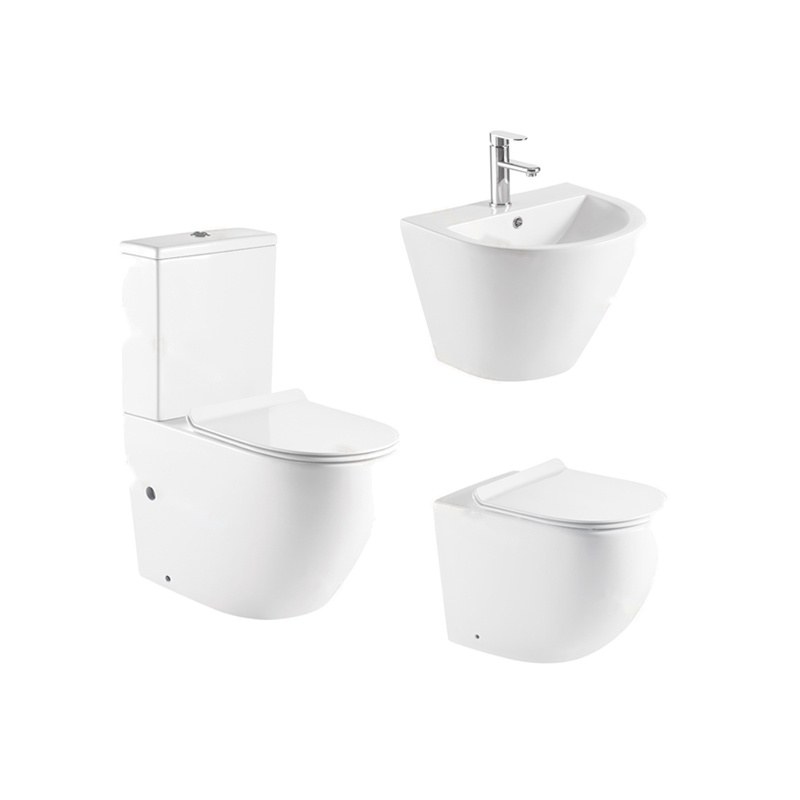 LT-201----LT-401---LT-501 white two-piece-toilet-suites