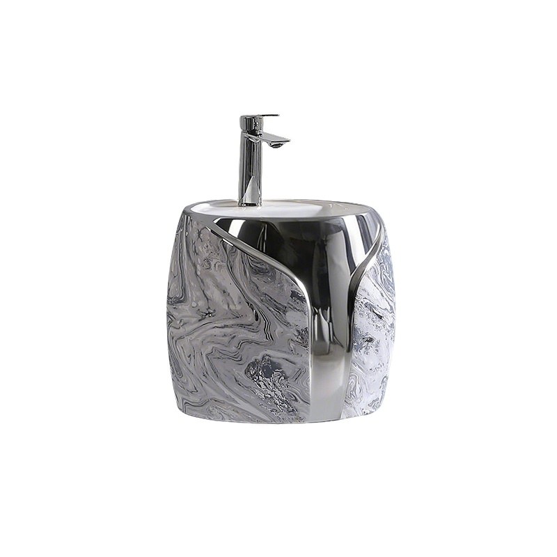 LT-5275-GID-S patterned wall-hung-basins