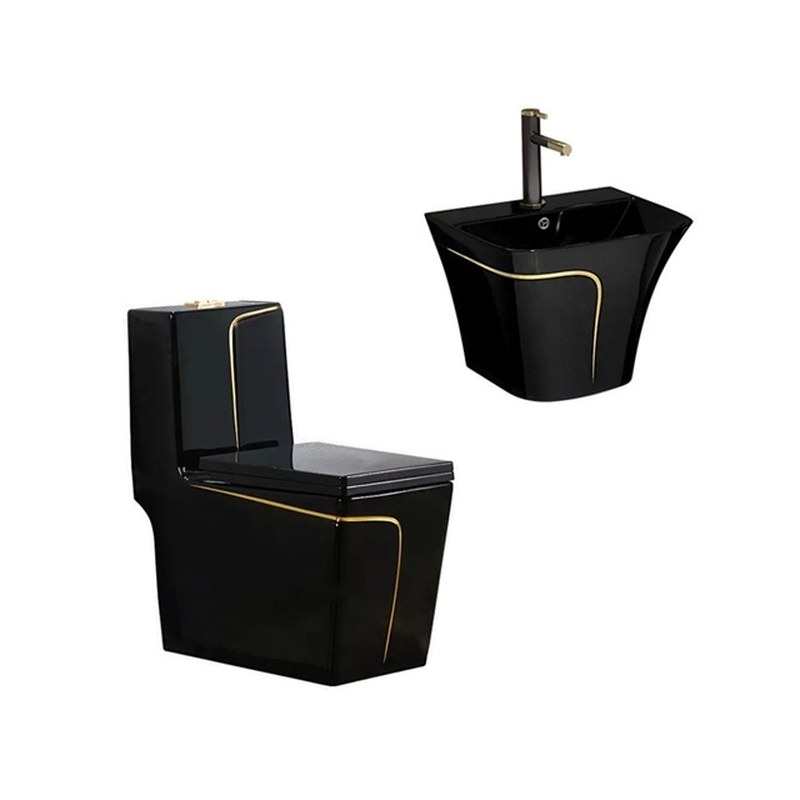 LT-1109-CG-BLGL-----LT-587-CG-BLGL white two-piece-toilet-suites
