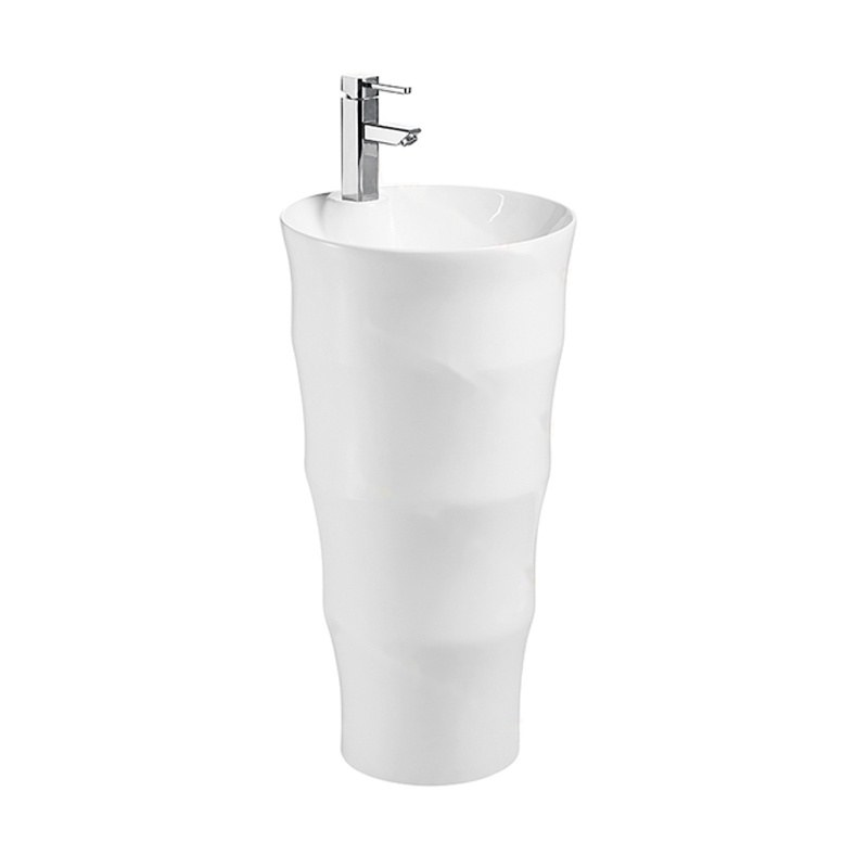 LT-301 white pedestal-basins