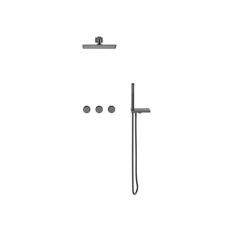 LT-10052-BRA-AZLYHS shower set, shower system, complete shower kit