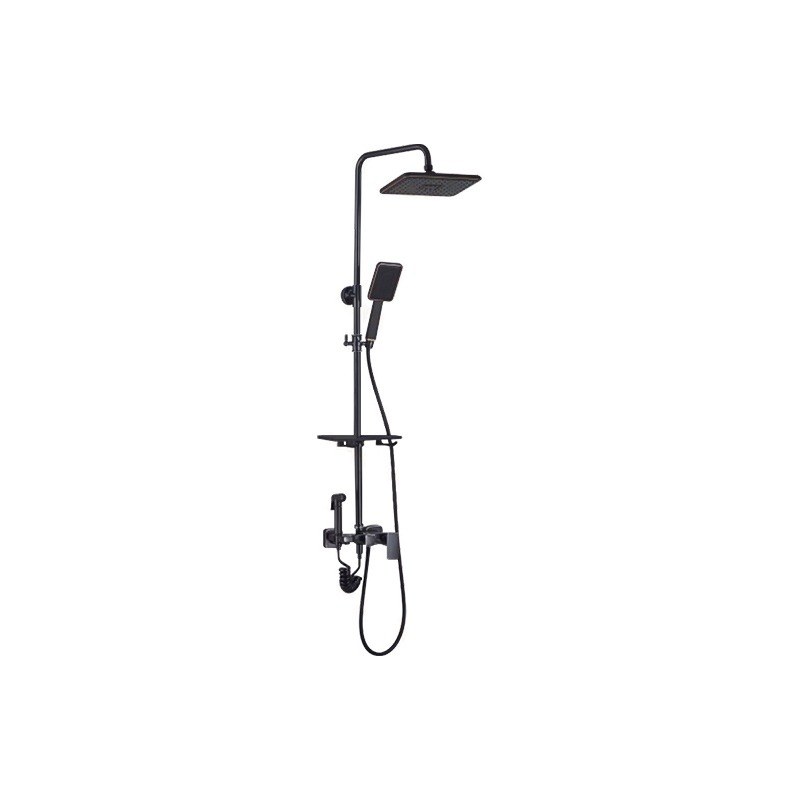 LT-10277-BRA-YTLYHS shower set, shower system, complete shower kit