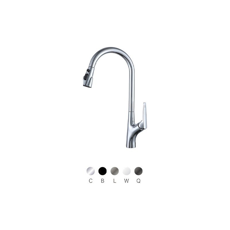 LT-10049-BRA-TCCLSSCLRLT kitchen faucet, kitchen mixer tap, sink faucet