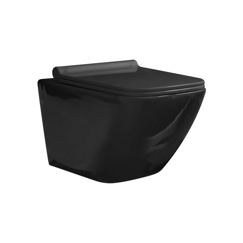 LT-469W-CG-BL black wall-hung-toilets