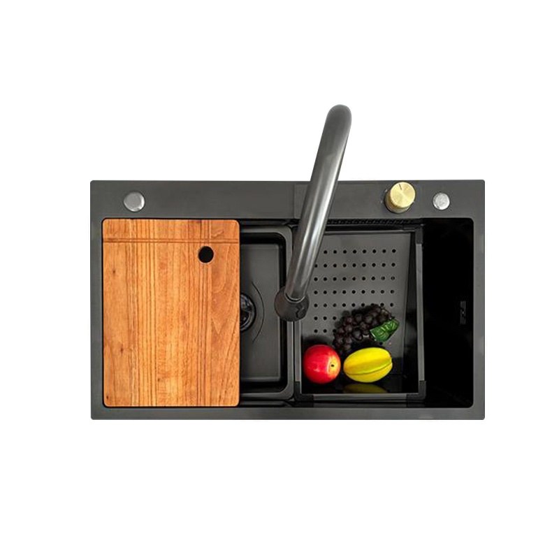 LT-8245FA1LS-Black kitchen sink, stainless sink, wash basin sink