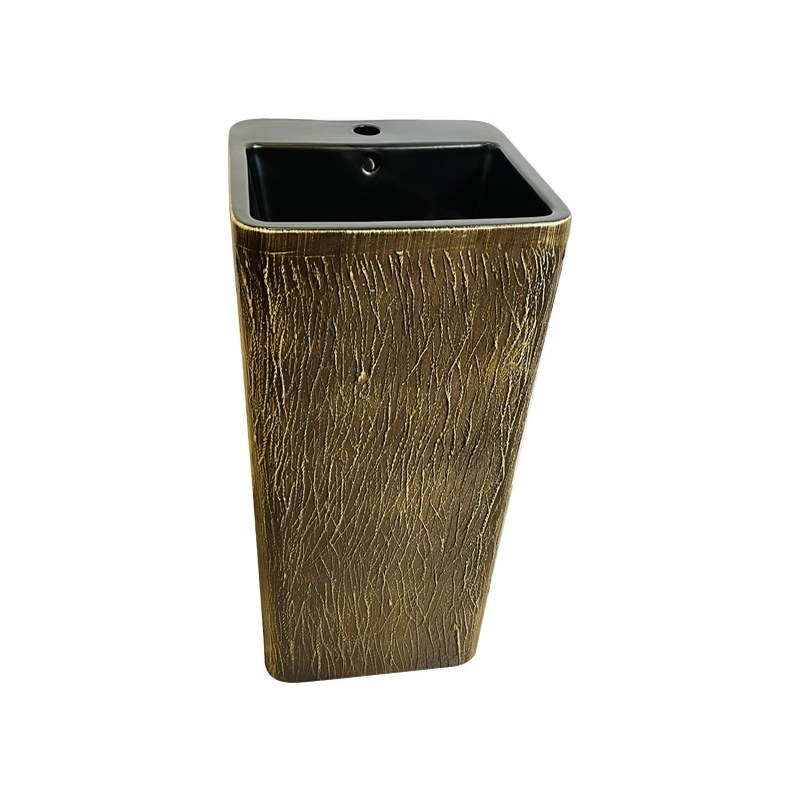 LT-309-GI-HE-CGBL gold pedestal-basins