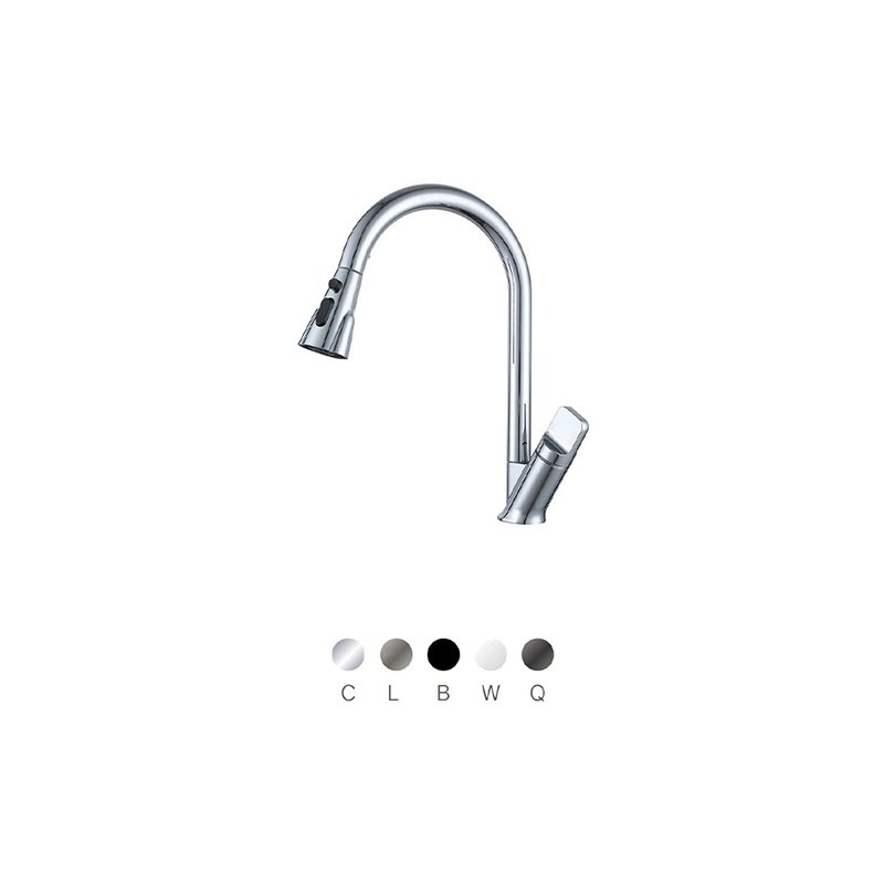 LT-10042-BRA-TCCLSSCLRLT kitchen faucet, kitchen mixer tap, sink faucet