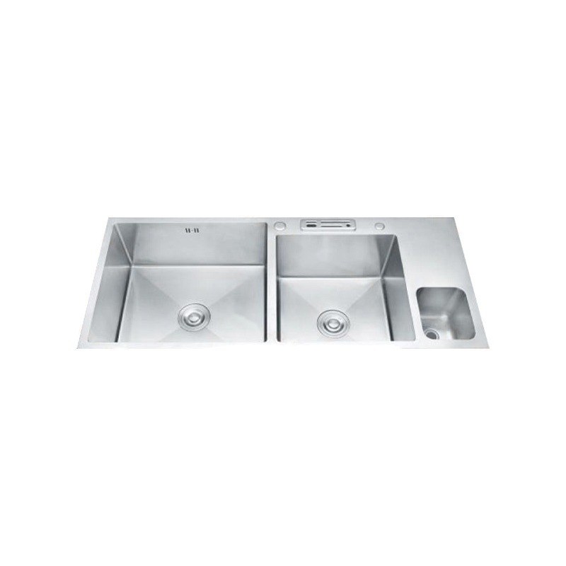 LT-10046DHBLS-Satin kitchen sink, stainless sink, wash basin sink