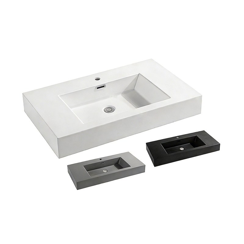 LT-7116 white countertop-basins