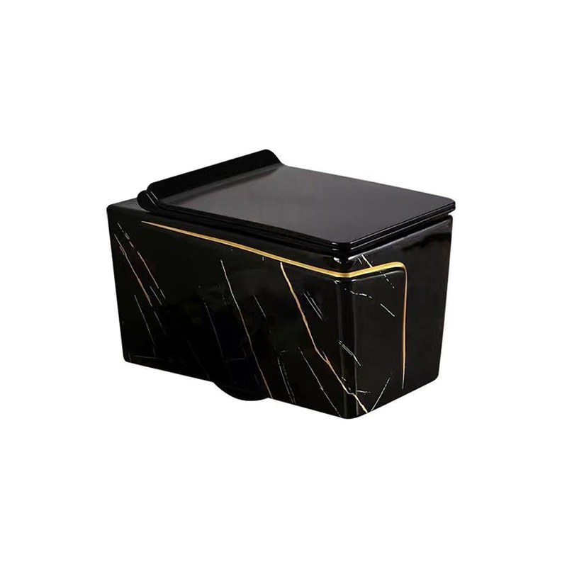 LT-WHT4028-M-BLGL black wall-hung-toilets