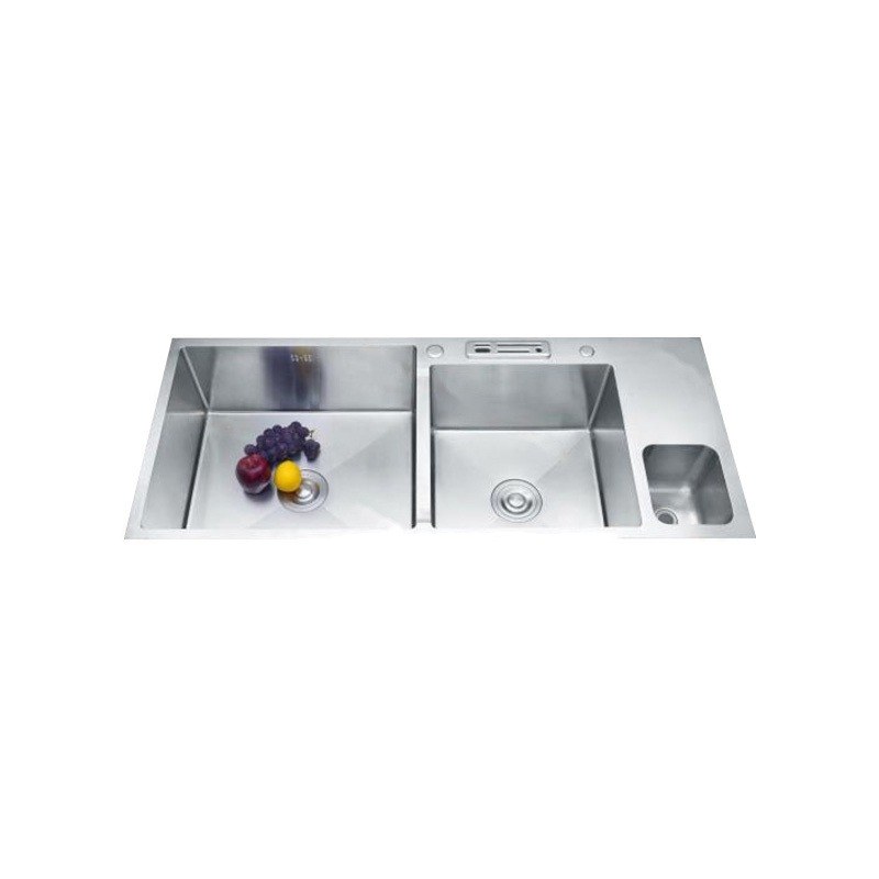 LT-12050DHBLS-Satin kitchen sink, stainless sink, wash basin sink