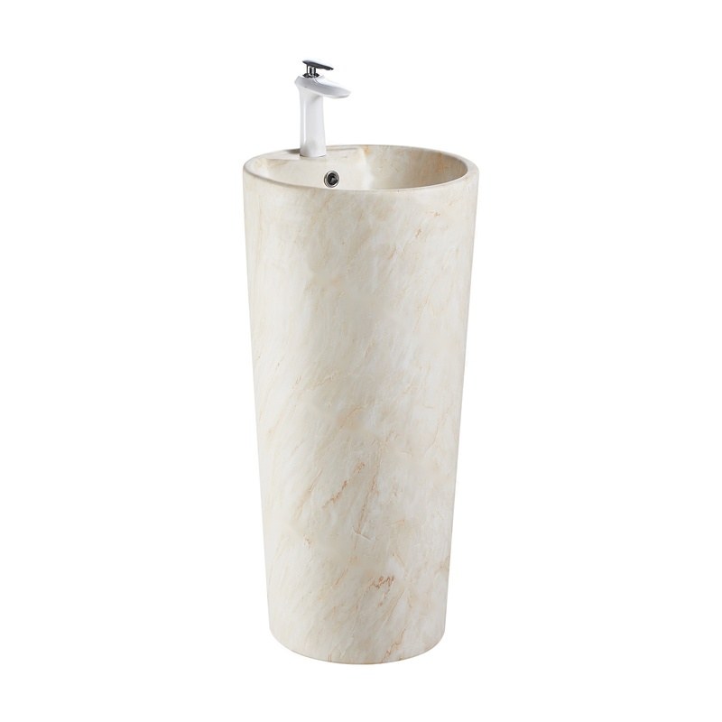 LT-321-DP-CT-27 white pedestal-basins