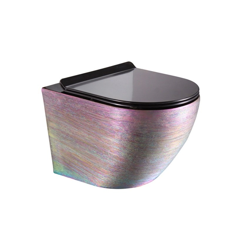 LT-450W-BS-FGBL patterned wall-hung-toilets