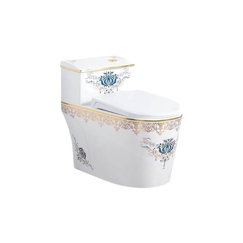 LT-1074-GID-G11 patterned one-piece-toilets