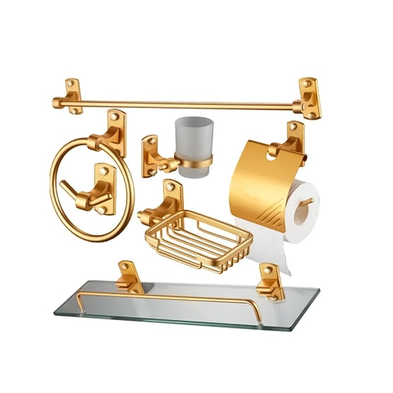 LT-AL8600-7-G bathroom hardware set, towel bar, bath accessory