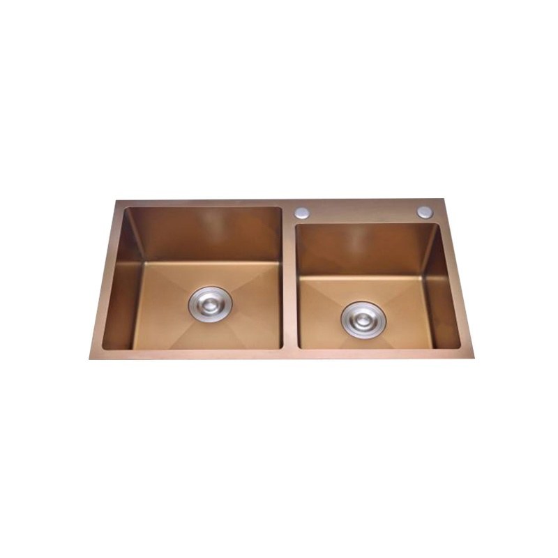 LT-8045DHBLS-Rose-golden kitchen sink, stainless sink, wash basin sink