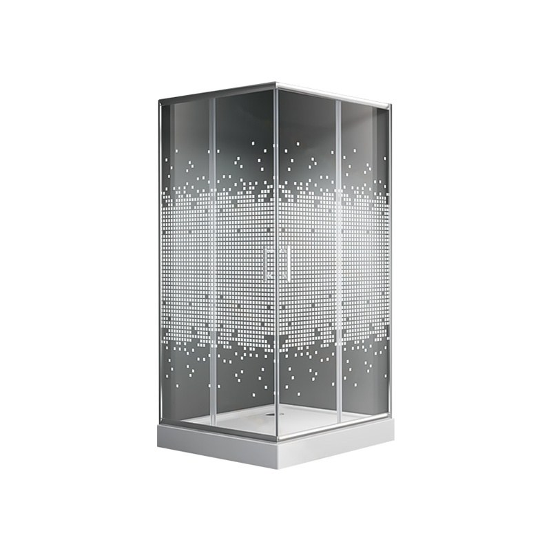 LT-10166-SR-LYF shower enclosure, shower cubicle, shower screen