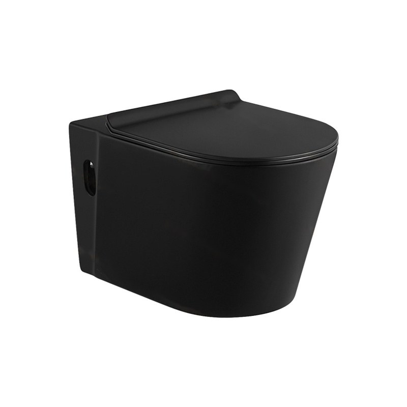 LT-442W-M-BL black wall-hung-toilets