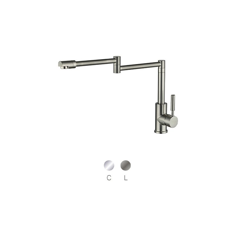 LT-10006-BRA-TCSCLRLT kitchen faucet, kitchen mixer tap, sink faucet