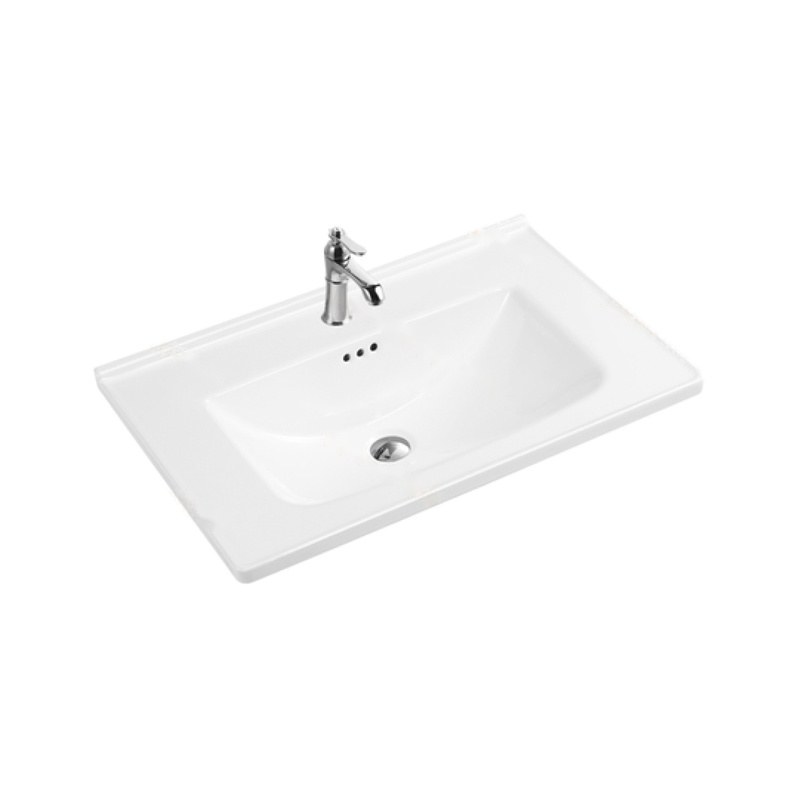 LT-742B white countertop-basins