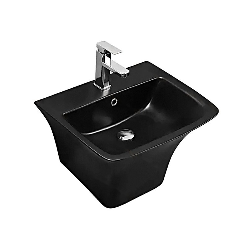 LT-514-M-BL black wall-hung-basins