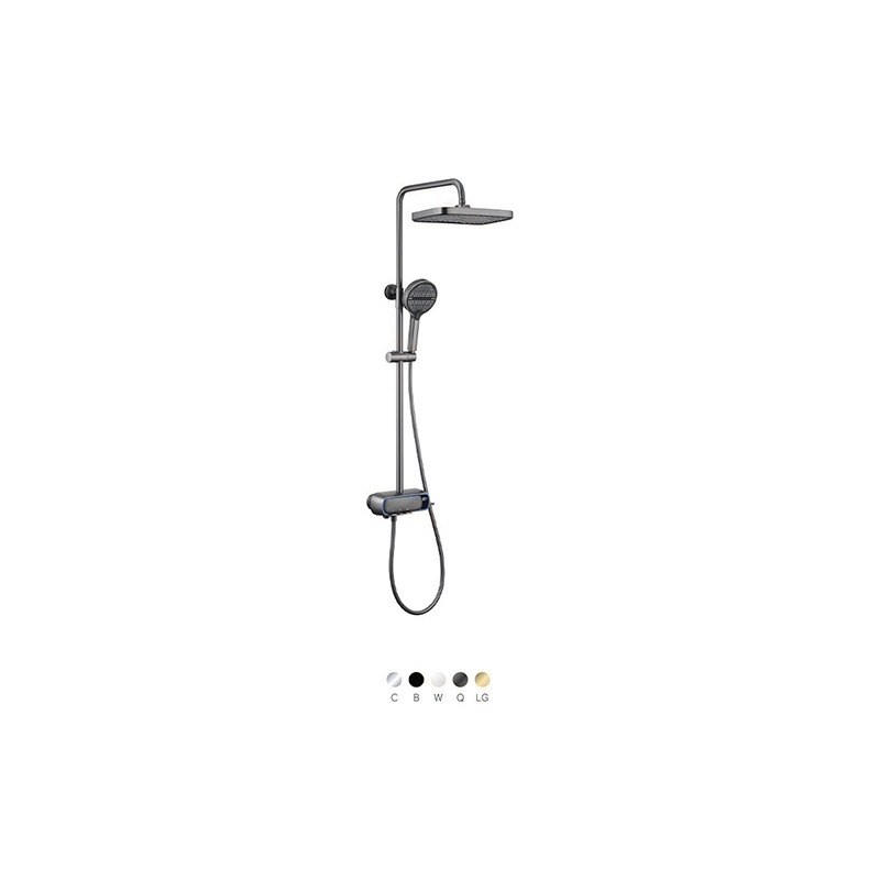 LT-10060-BRA-YTLYHS shower set, shower system, complete shower kit
