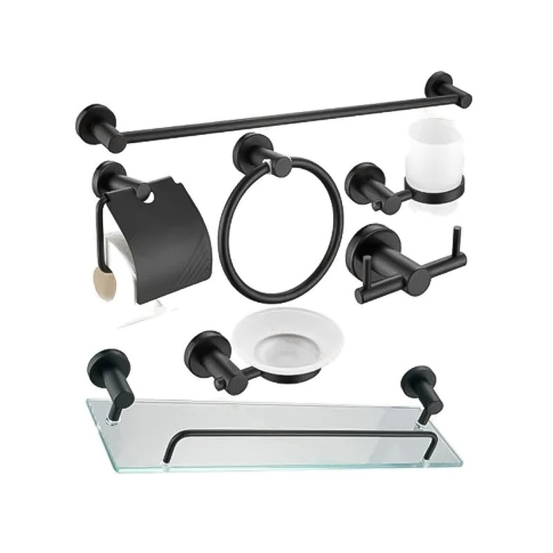LT-AL8000-7B-B bathroom hardware set, towel bar, bath accessory