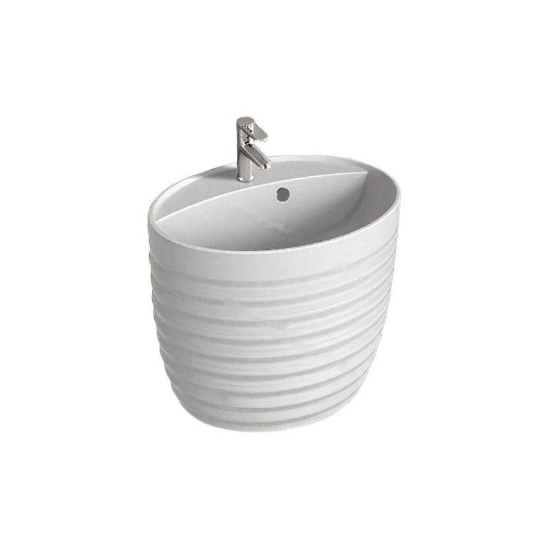 LT-5259 white wall-hung-basins