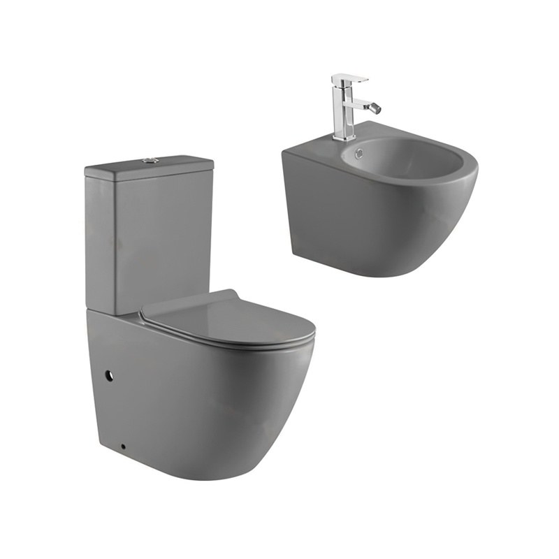 LT-201-M-LB------LT-450WB-M-LG--bidet white two-piece-toilet-suites
