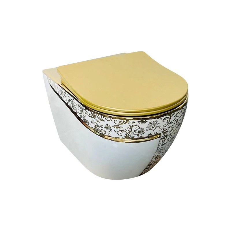 LT-WHT4029-GID-WG2 gold wall-hung-toilets