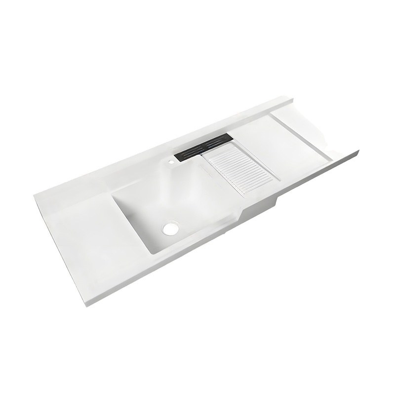 LT-7166 white countertop-basins