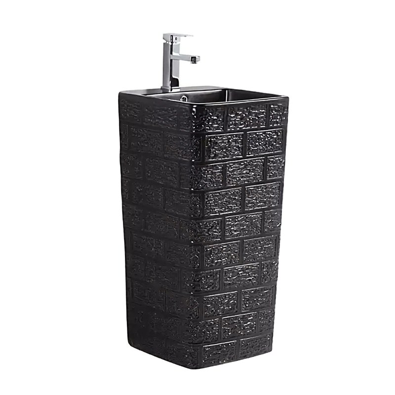 LT-309-RS-BL black pedestal-basins
