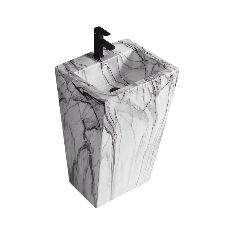 LT-304-DP-CT-18 patterned pedestal-basins