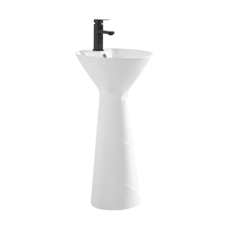 LT-333 white pedestal-basins