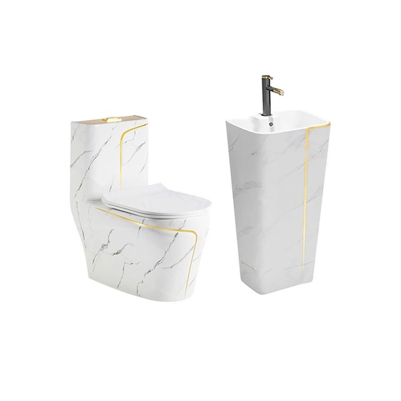 LT-1121-DP-WGL----LT-320-DP-WGL white two-piece-toilet-suites