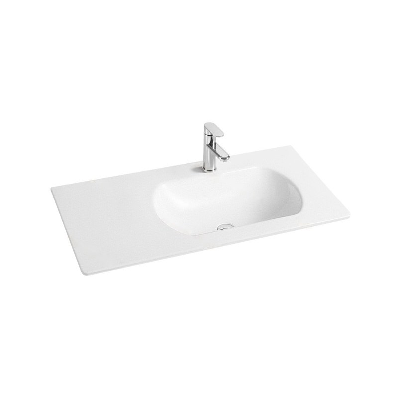 LT-727 white countertop-basins