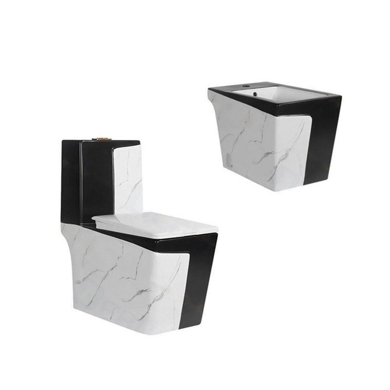 LT-1109-DP-WBL-----LT-409B-DP-WBL white two-piece-toilet-suites