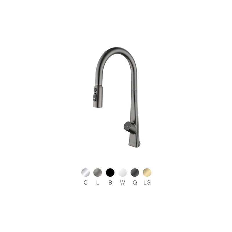 LT-10039-BRA-TCCLSSCLRLT kitchen faucet, kitchen mixer tap, sink faucet