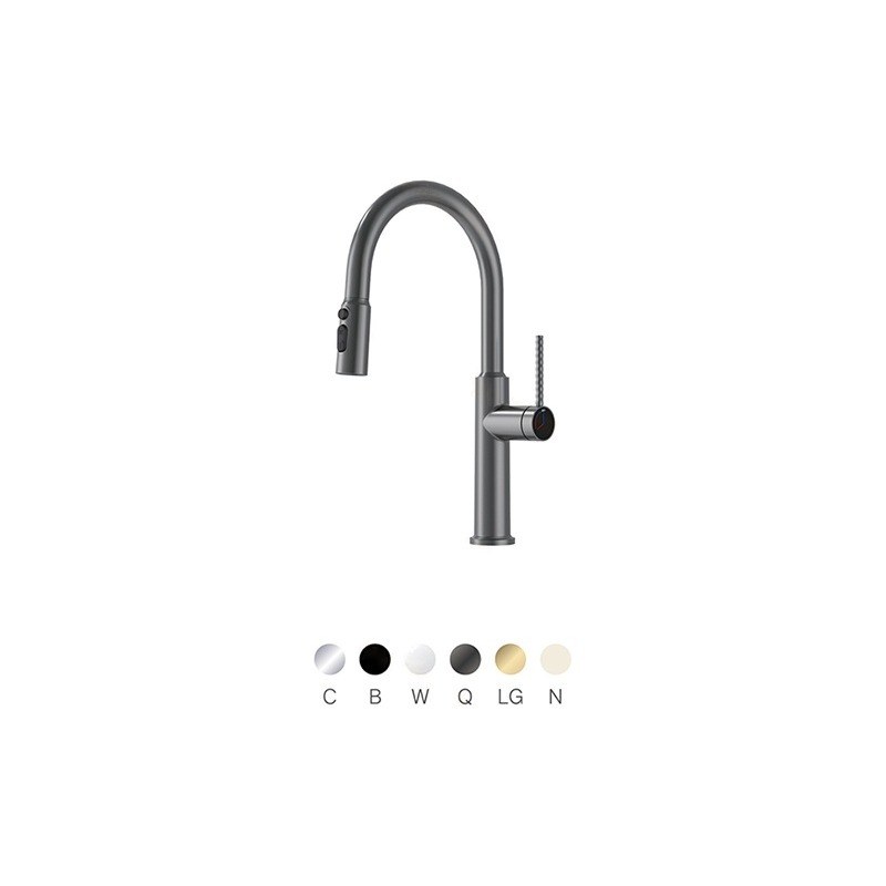 LT-10058-BRA-TCCLSSCLRLT kitchen faucet, kitchen mixer tap, sink faucet