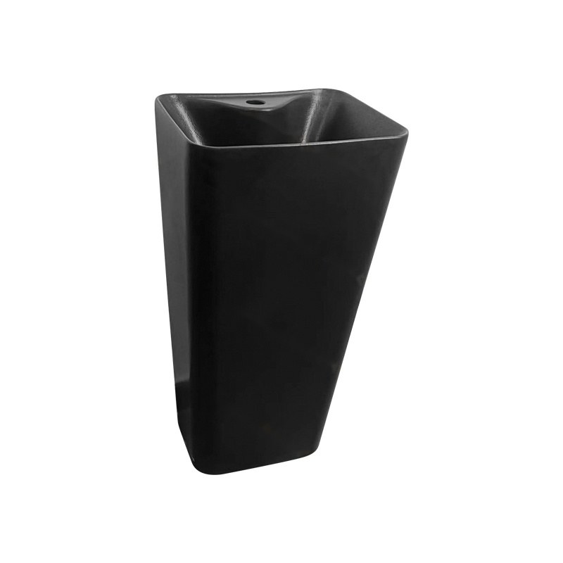 LT-395-M-BL black pedestal-basins