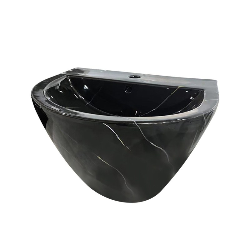LT-501-DP-BL black wall-hung-basins