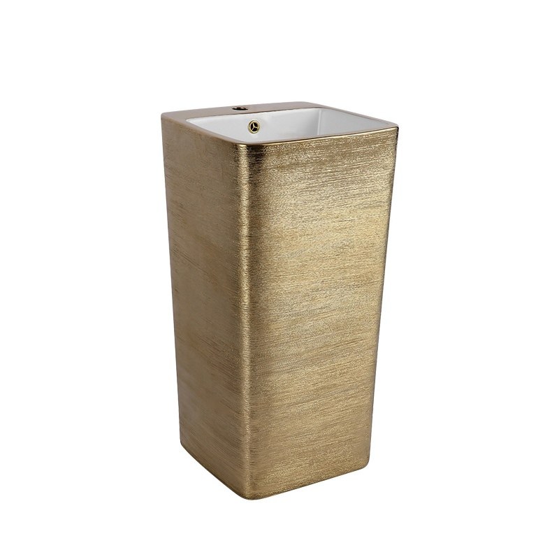 LT-309-BS-GW gold pedestal-basins