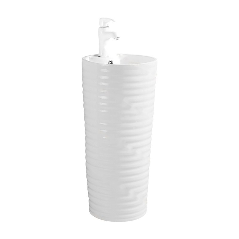 LT-367 white pedestal-basins