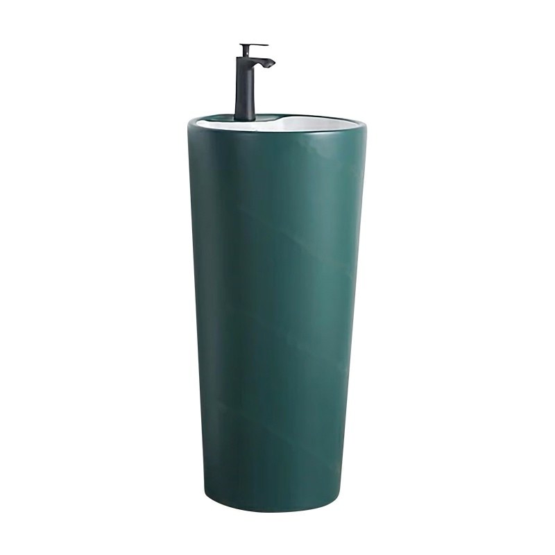 LT-321-M-BGW colored pedestal-basins