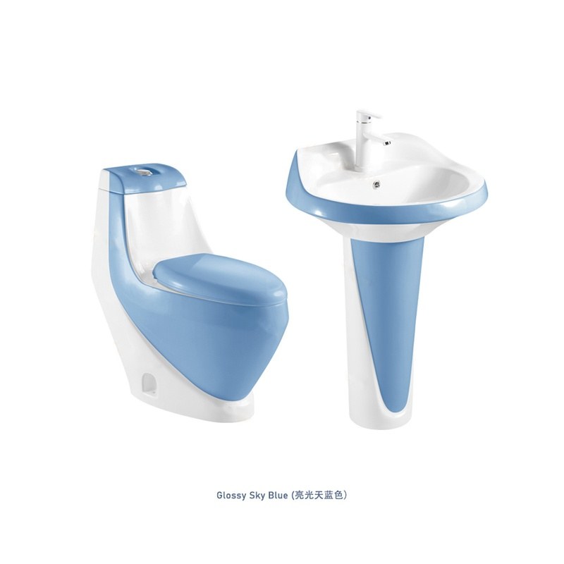 LT-1014-CG-WBU2-----LT-314P-CG-WBU1 white two-piece-toilet-suites