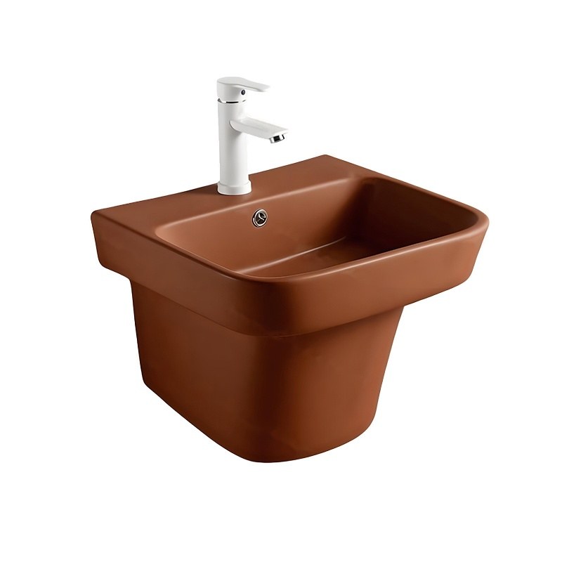 LT-517-M-BR colored wall-hung-basins