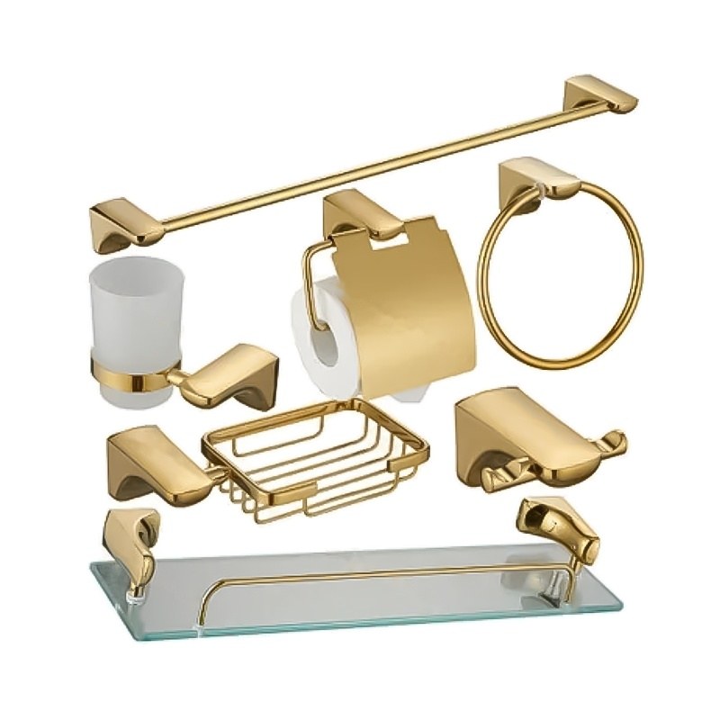 LT-ZS7600-7A-G bathroom hardware set, towel bar, bath accessory