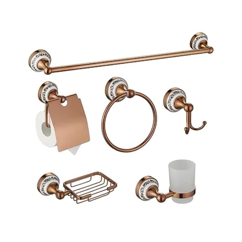 LT-ZS7900-6A-R bathroom hardware set, towel bar, bath accessory