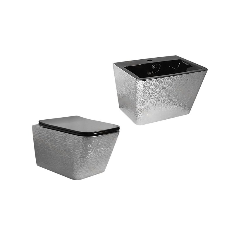 LT-454W-GI-SG-----LT-503-GID-BLSG white wall-hung-toilet-suites